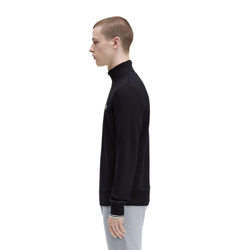 Fred Perry Felpa con zip Felpa Uomo 1\2 zip con ricamo L - Francavilla Moda